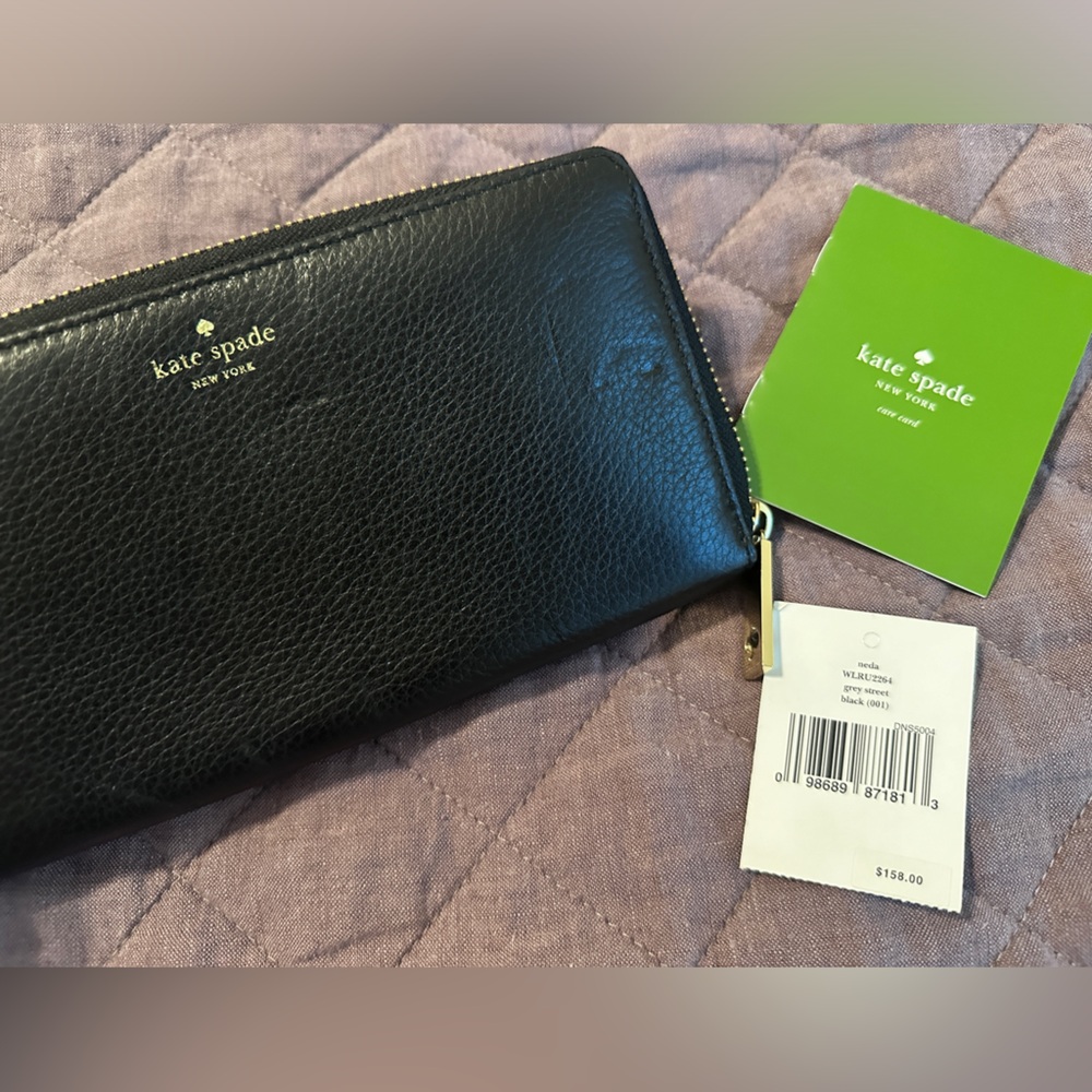Kate Spade Black Leather Wallet